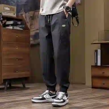 尘映 美式潮牌宽松简约百搭时尚舒适休闲裤 男款