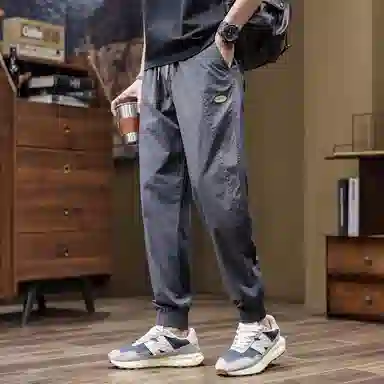 尘映 美式潮牌宽松简约百搭时尚舒适休闲裤 男款