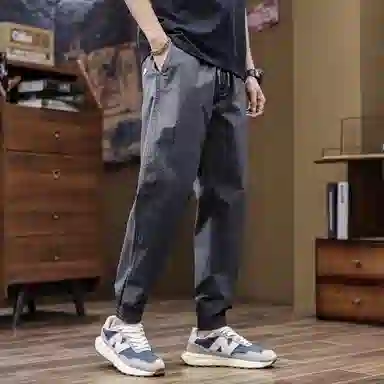 尘映 美式潮牌宽松简约百搭时尚舒适休闲裤 男款