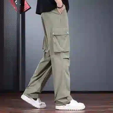 尘映 户外宽松垂感运动长裤休闲裤 男款