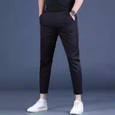 尘映 美式潮牌修身西装时尚复古百搭休闲裤 男款