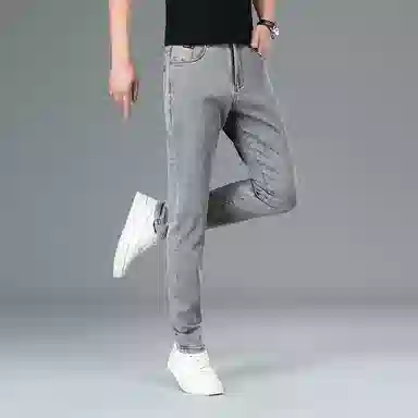 炳盛 时尚简约休闲夏季薄款牛仔裤 男款