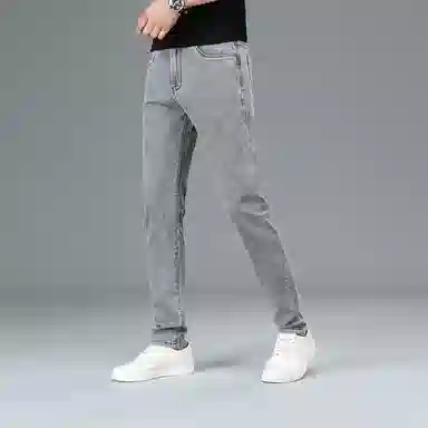 炳盛 时尚简约休闲夏季薄款牛仔裤 男款