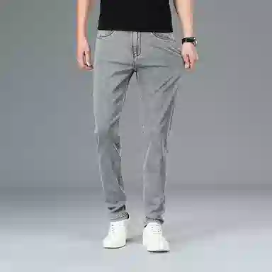 炳盛 时尚简约休闲夏季薄款牛仔裤 男款