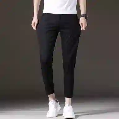 炳盛 高端修身小脚裤子九分裤牛仔裤 男女同款