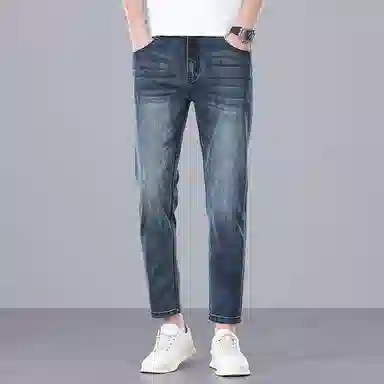 炳盛 复古潮流百搭牛仔裤 男女同款