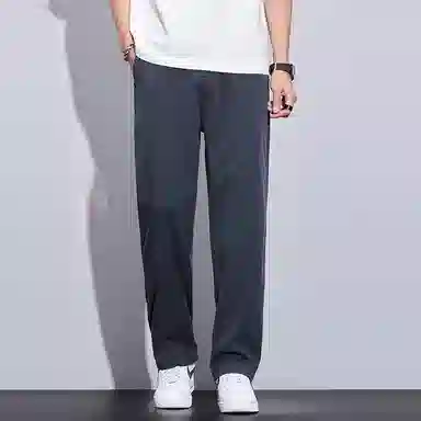 炳盛 夏季薄款凉感宽松阔腿休闲裤 男女同款
