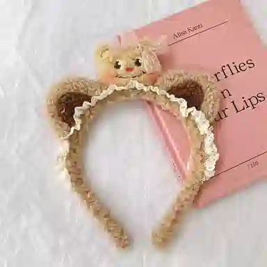 希铃 可爱小熊 涤纶 发箍 女款