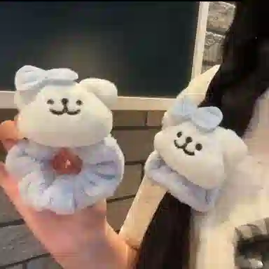 希铃 卡通甜美 金丝绒 发夹 女款