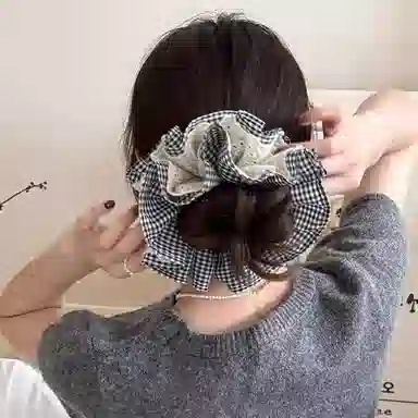 希铃 复古芭蕾风 布艺 发圈 女款