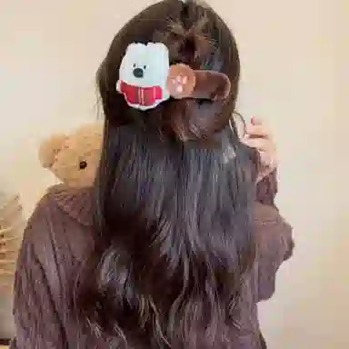 希铃 可爱西高地 聚酯纤维 发夹 女款