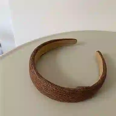 希铃 百搭气质纯色编织款 棉麻 发箍 女款