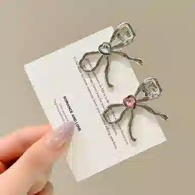 希铃 甜酷风少女感 简约 金属 发夹 女款