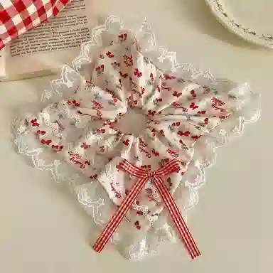 希铃 超甜美樱桃果酱 布艺 发圈 女款