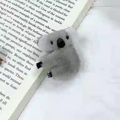 希铃 可爱树袋熊小抓夹发饰 毛绒 发夹 女款