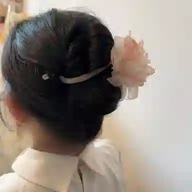 希铃 花朵唯美 海边度假  简约百搭 实用 修饰后脑勺 亚克力 发夹 女款