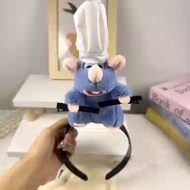 希铃 料理鼠王搞怪可爱创意 亚克力 发箍 女款