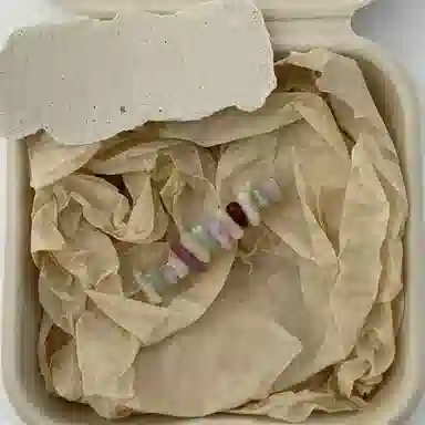 希铃 彩色不规则排列清冷感小众 树脂 发夹 女款