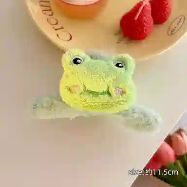 希铃 可爱毛绒 小动物卡通少女感抓夹 聚酯纤维 发夹 女款