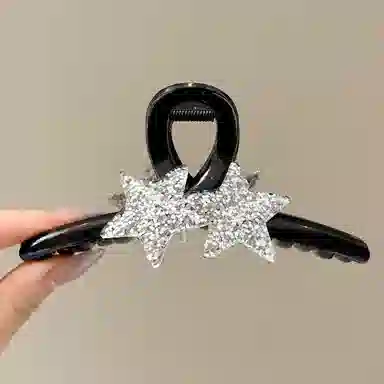 希铃 大气星星高端简约 亚克力 发夹 女款