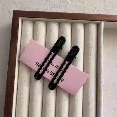 希铃 多巴胺彩色波浪碎发 亚克力 发夹 女款