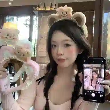 希铃 可爱小熊 涤纶 发箍 女款