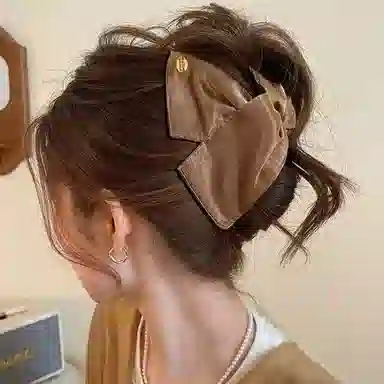 希铃 时尚气质 锻面 发夹 女款