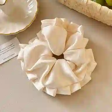 希铃 法式缎面高级感 布艺 发圈 女款