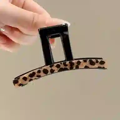 希铃 轻奢风高级感 豹纹精致 发夹 女款