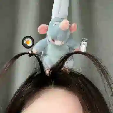 希铃 料理鼠王搞怪可爱创意 亚克力 发箍 女款