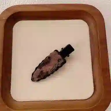 希铃 小众豹纹樱桃字母 布艺 发夹 女款