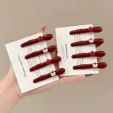 希铃 可爱小苹果 合金 发夹 女款