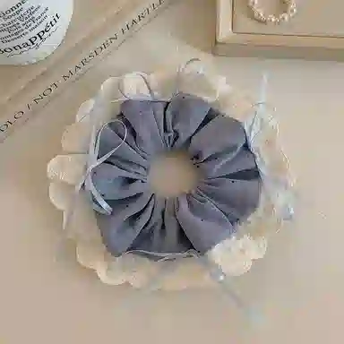 希铃 芭蕾风蝴蝶结 蕾丝 头绳 女款