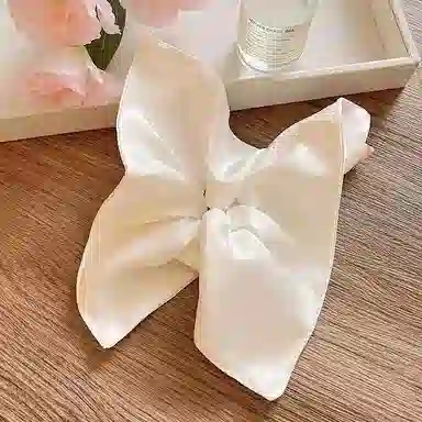 希铃 韩系方巾高级氛围感大气超大 布艺 发圈 女款