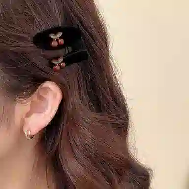 希铃 可爱樱桃 亚克力 发夹 女款