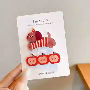 希铃 可爱卡通萌宠 亚克力 发夹 女款