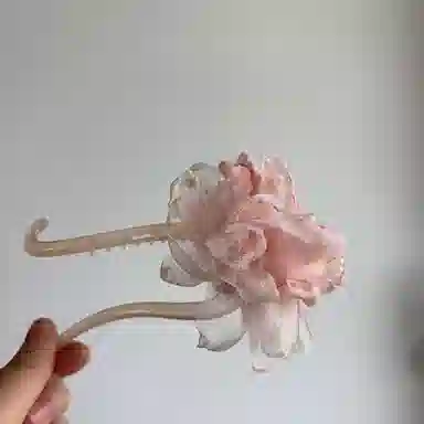 希铃 花朵唯美 海边度假  简约百搭 实用 修饰后脑勺 亚克力 发夹 女款