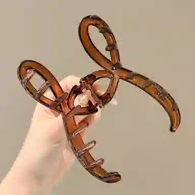 希铃 简约线条 亚克力 发夹 女款