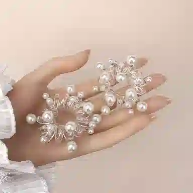 希铃 透明款高弹力电话圈 树脂 发圈/头绳 女款