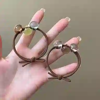 希铃 果冻色系 橡胶 头绳 女款