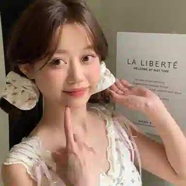 希铃 可可奶油小熊 棉麻 发圈 女款