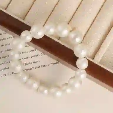 希铃 白月光珍珠链式 亚克力 发圈 女款