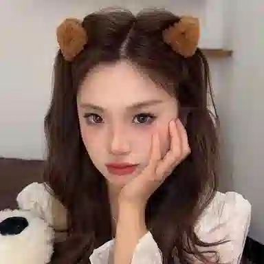 希铃 可爱毛绒猫耳朵柔软 聚酯纤维 发夹 女款