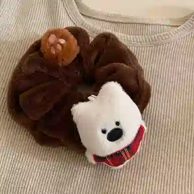 希铃 可爱西高地 聚酯纤维 发夹 女款