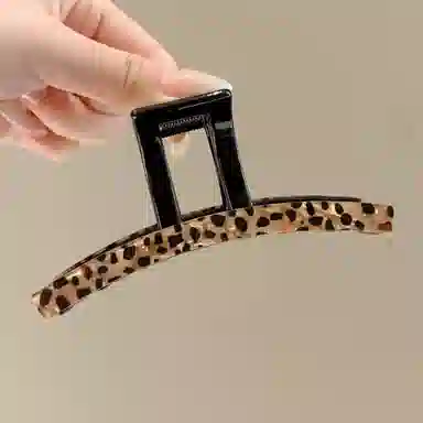 希铃 轻奢风高级感 豹纹精致 发夹 女款