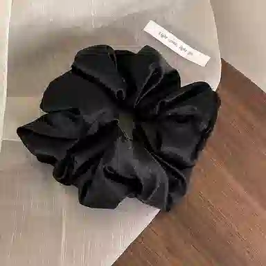 希铃 枕头睡眠缎面高级感 雪纺 发圈 女款