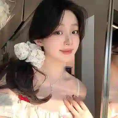 希铃 温柔波点 网纱 发圈 女款