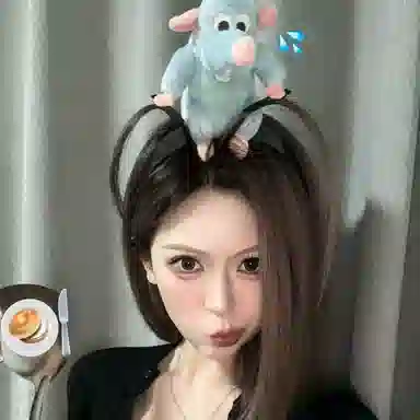 希铃 料理鼠王搞怪可爱创意 亚克力 发箍 女款