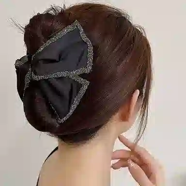 希铃 优雅轻奢时尚 雪纺 发夹 女款