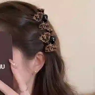 希铃 超气质可爱 布艺 发夹 女款